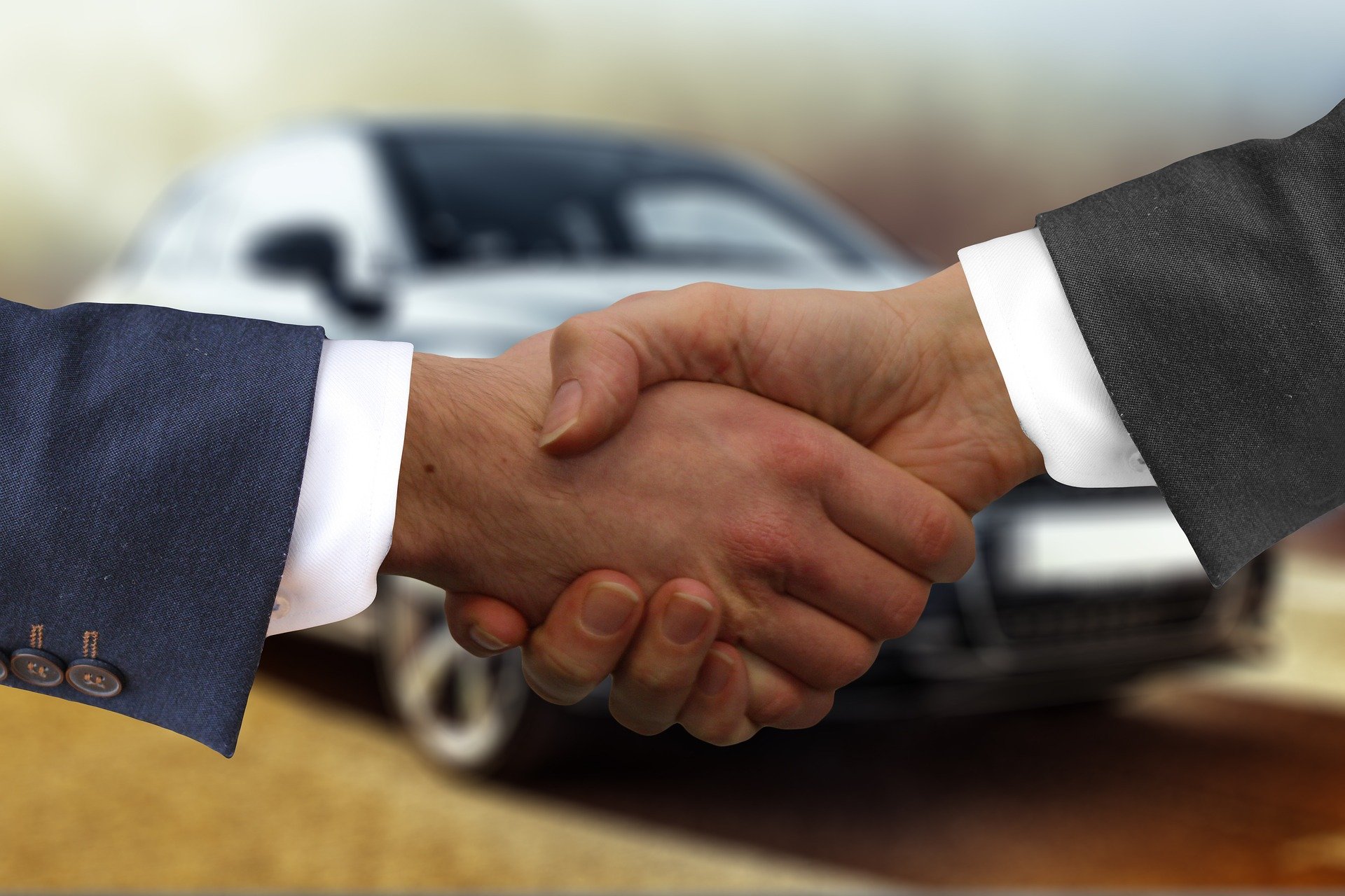 Car Sale Handshake