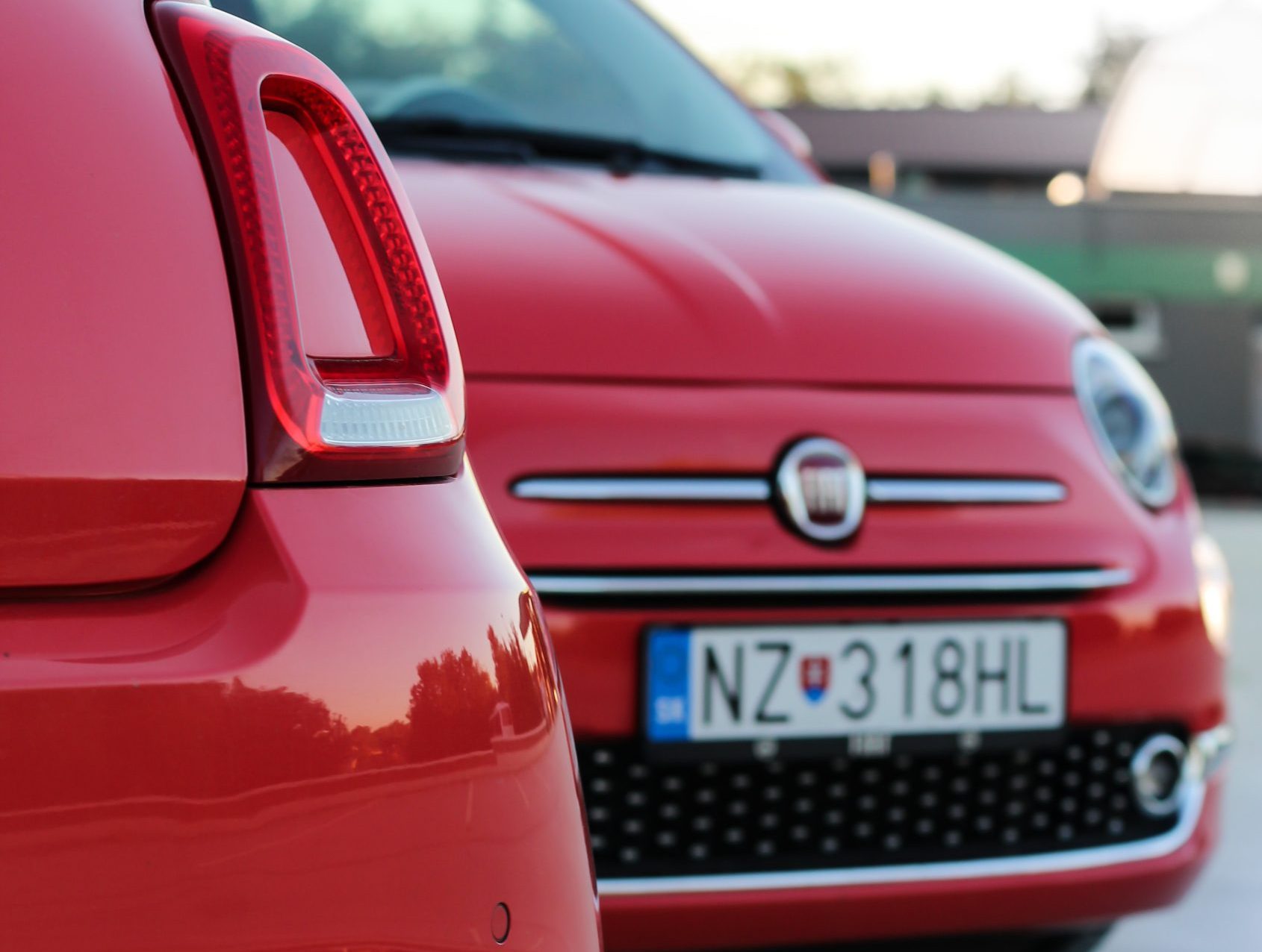 Fiat 500 Red
