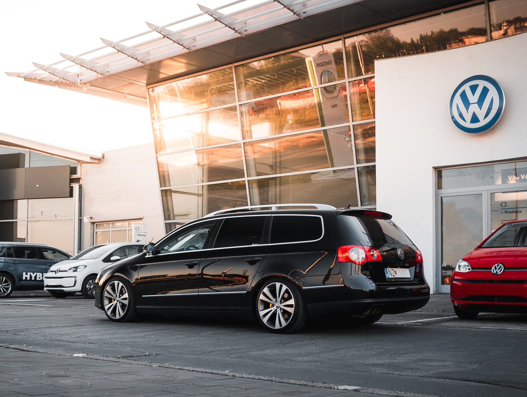 VW Passat at Dealership