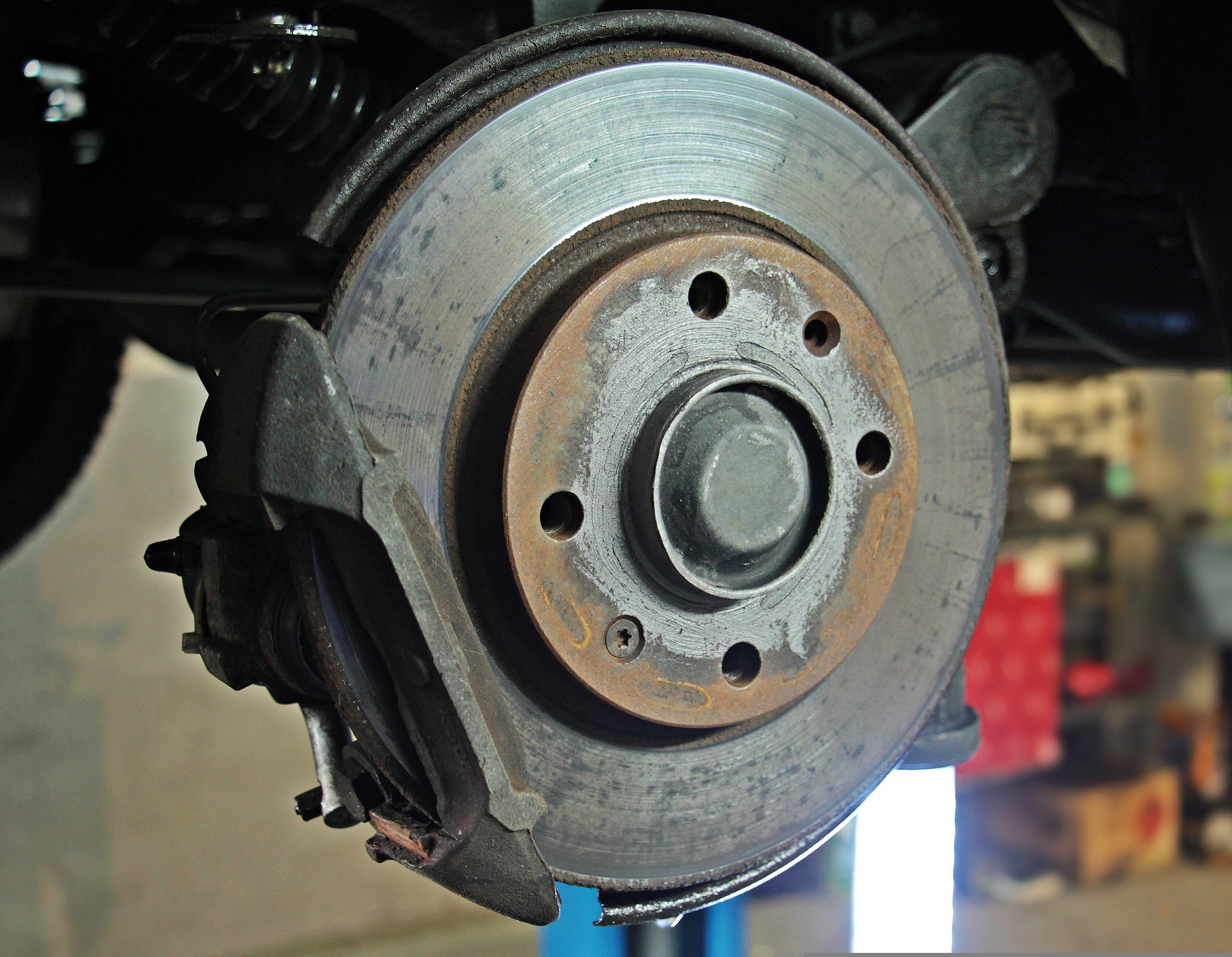 Brake Disc Worn Pitted or Scored