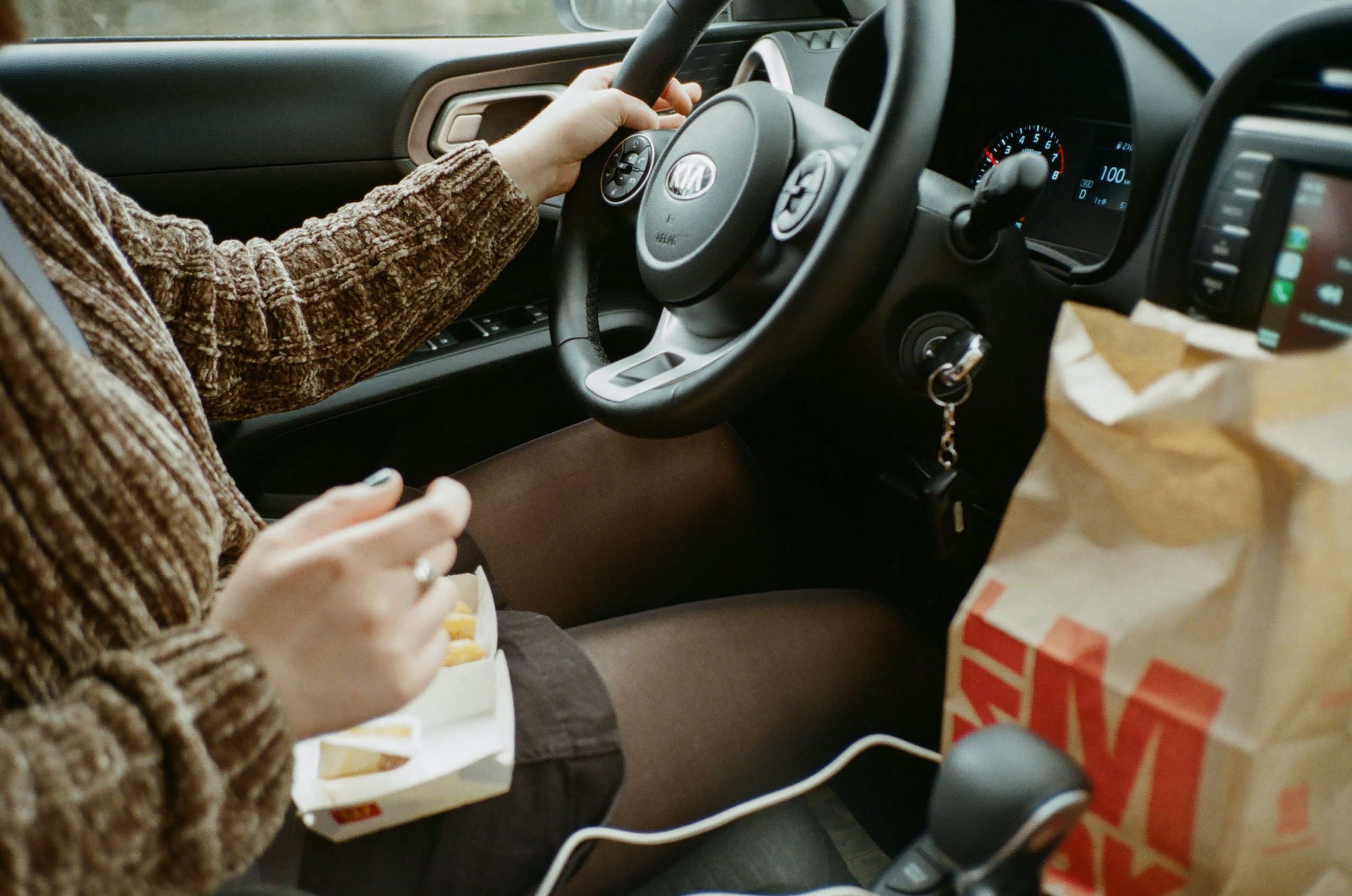 Food smells in car 